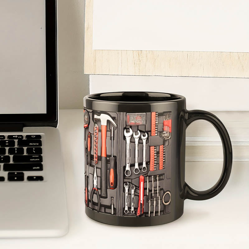 3D Mechanical Toolbox Coffee Mug Set