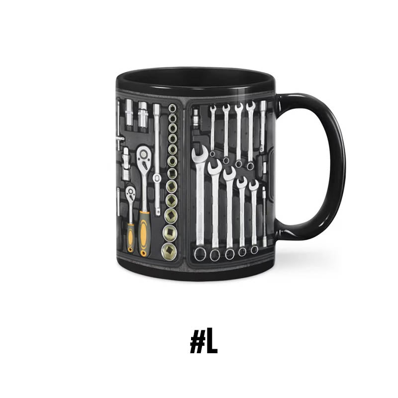 3D Mechanical Toolbox Coffee Mug Set